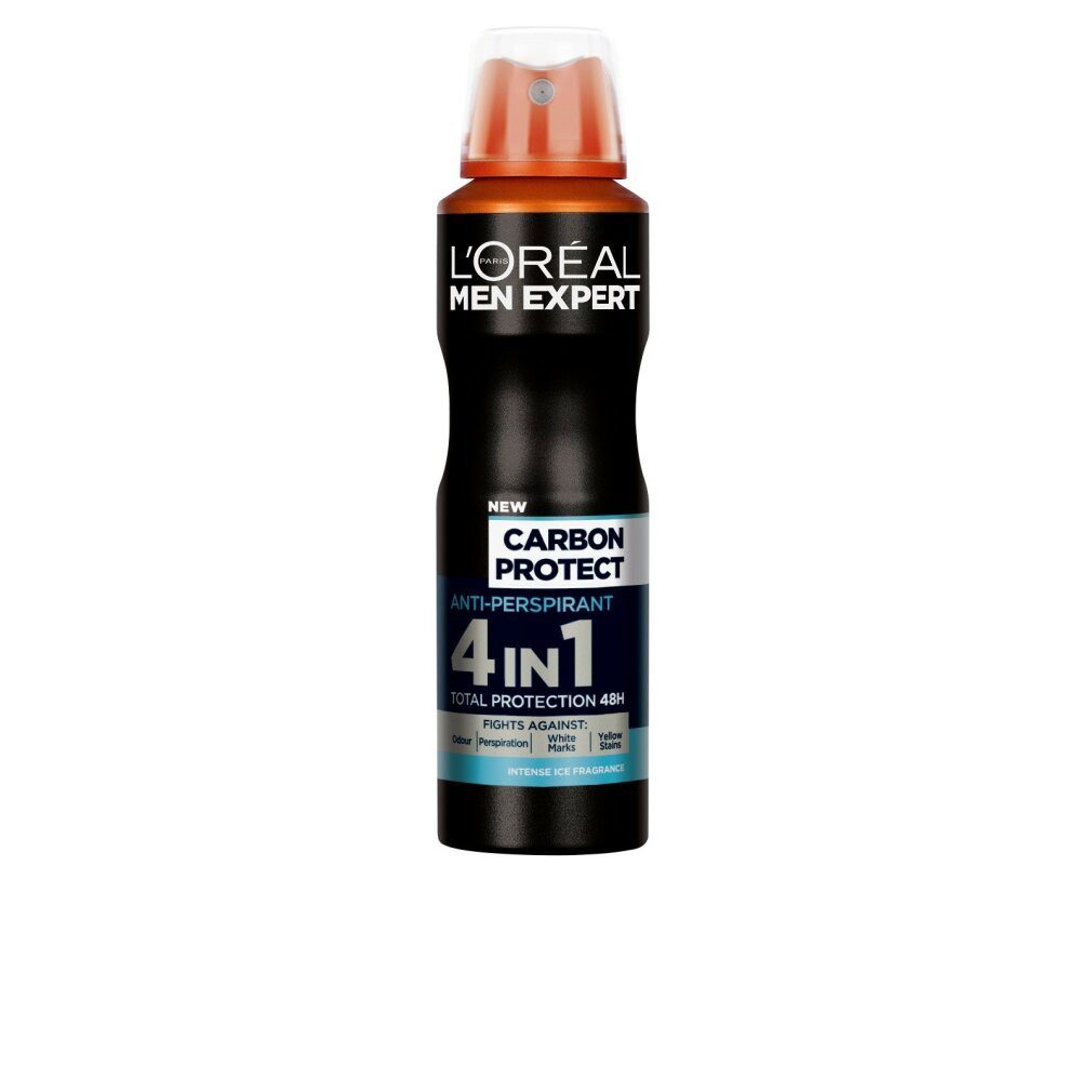 L'Oreal Deutschland Deo-Roller Men Expert Carbon Protect 4-in-1 Anti-Transpirant Deodorant Spray