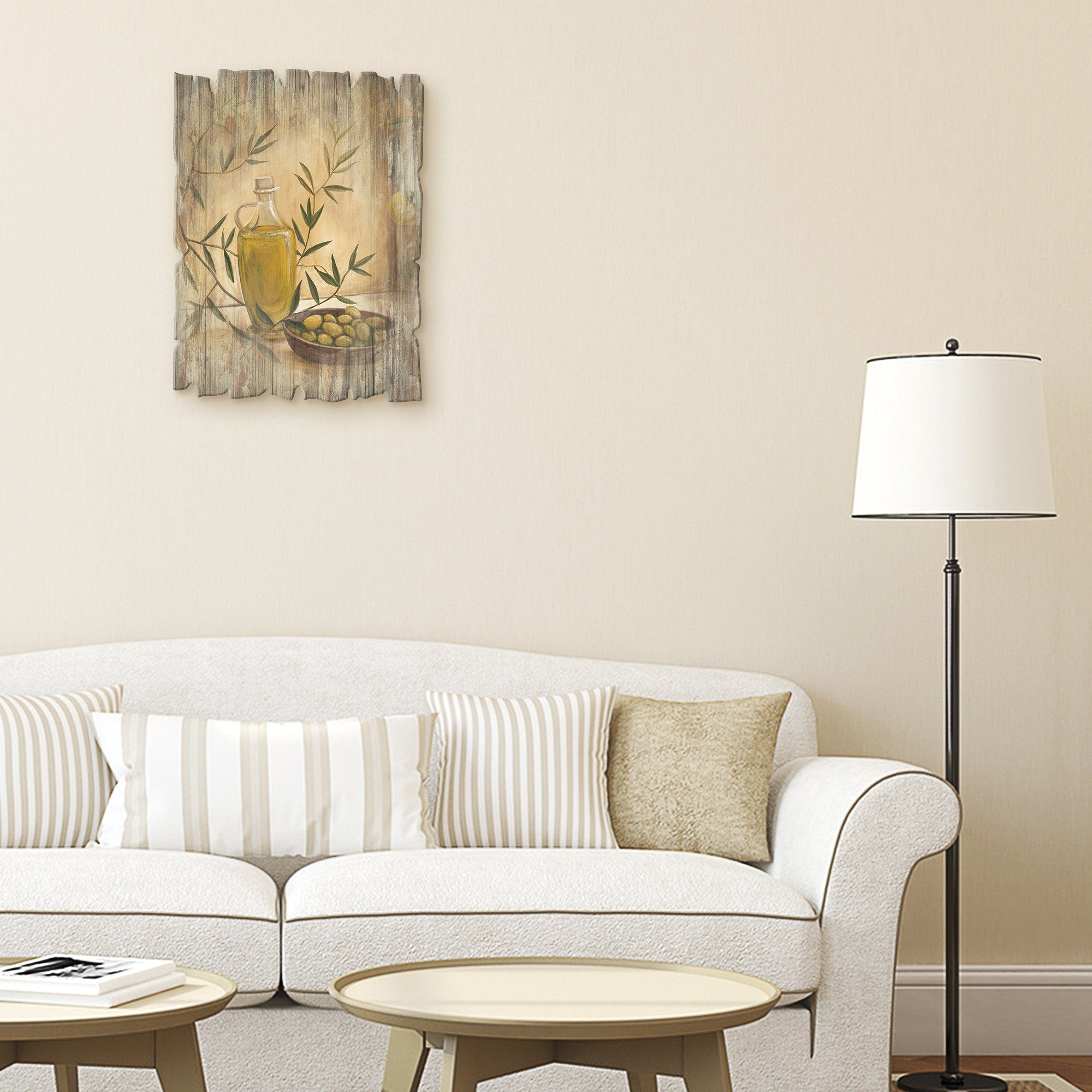 Artland Holzbild Oliven und Zitronen, Arrangements (1 St)