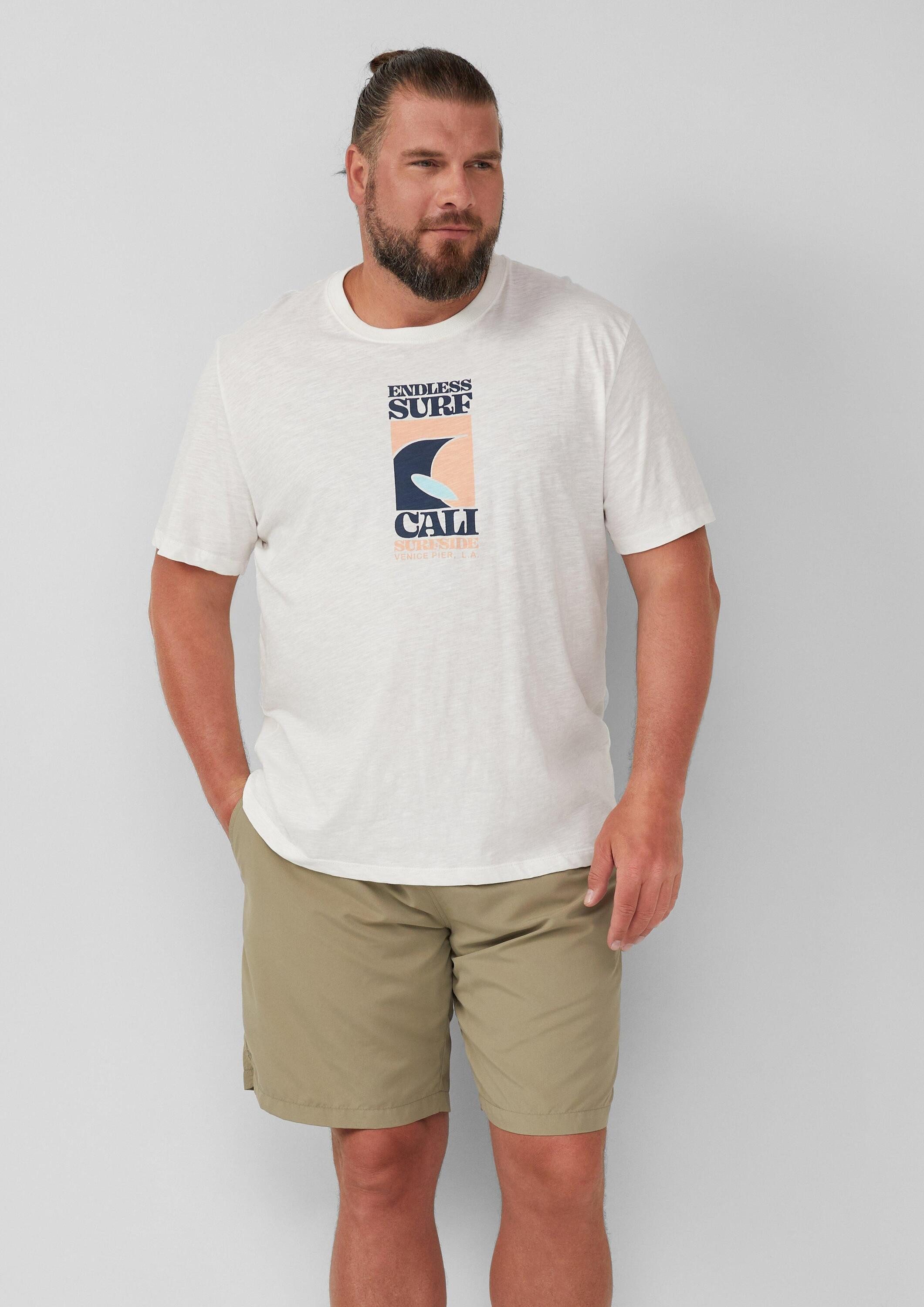 s.Oliver Badehose Badehose Badeshorts mit Elastikbund und Tunnelzug günstig online kaufen