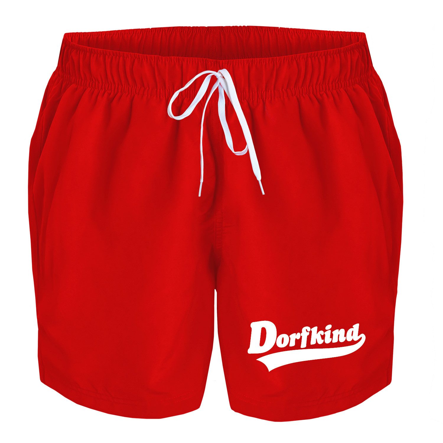 deinshirt Badehose Schwimmshorts Dorfkind Integrierter Netz-Slip, günstig online kaufen