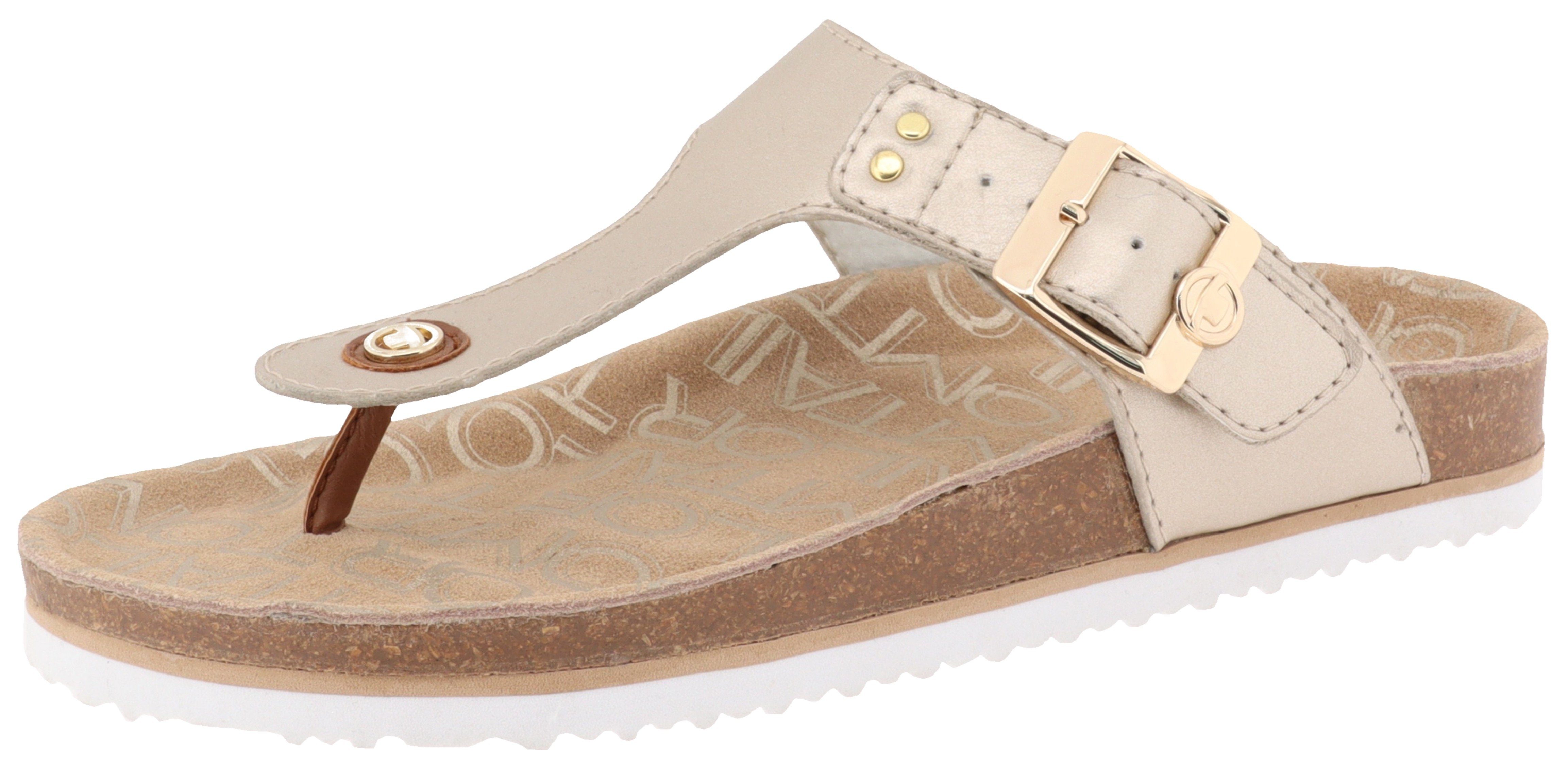 TOM TAILOR Zehentrenner, Sommerschuh, Schlappen, Dianette günstig online kaufen