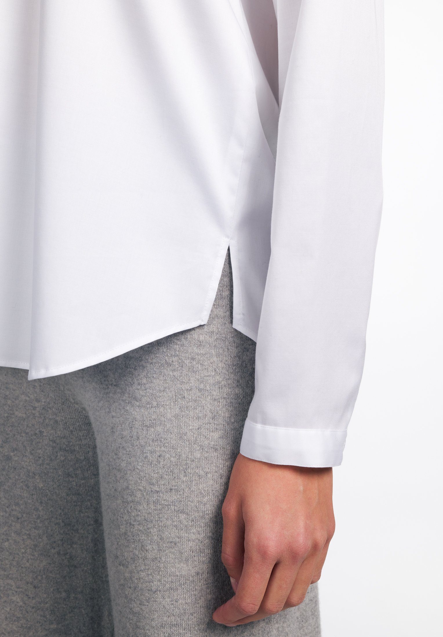 Eterna Longbluse LOOSE FIT EASY IRON (bügelleicht)