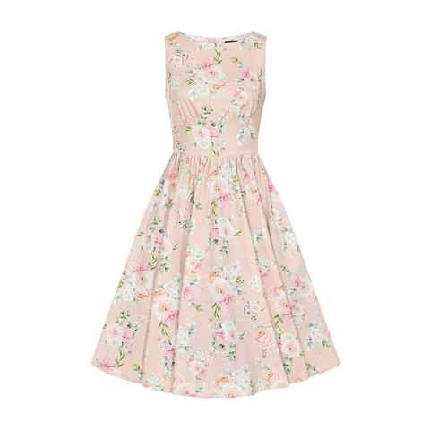 Hearts & Roses London A-Linien-Kleid Amanda Floral Swing Dress Rockabella Vintage Retro
