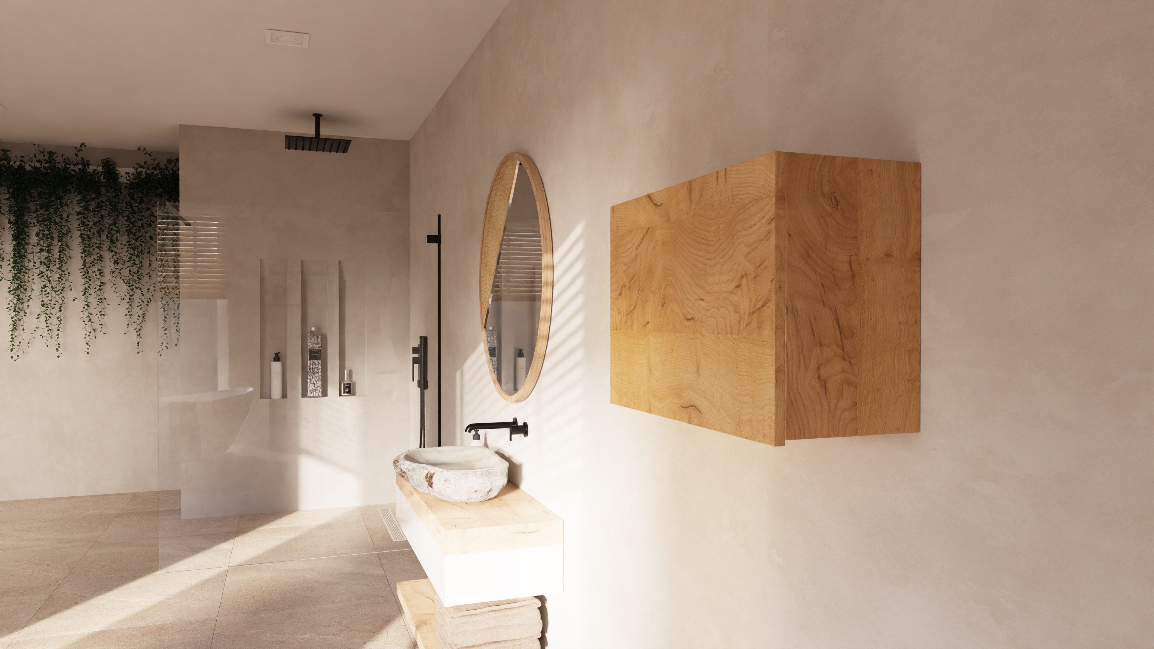 Platan Room Hängeschrank Badezimmerschrank Matt Badschrank günstig online kaufen