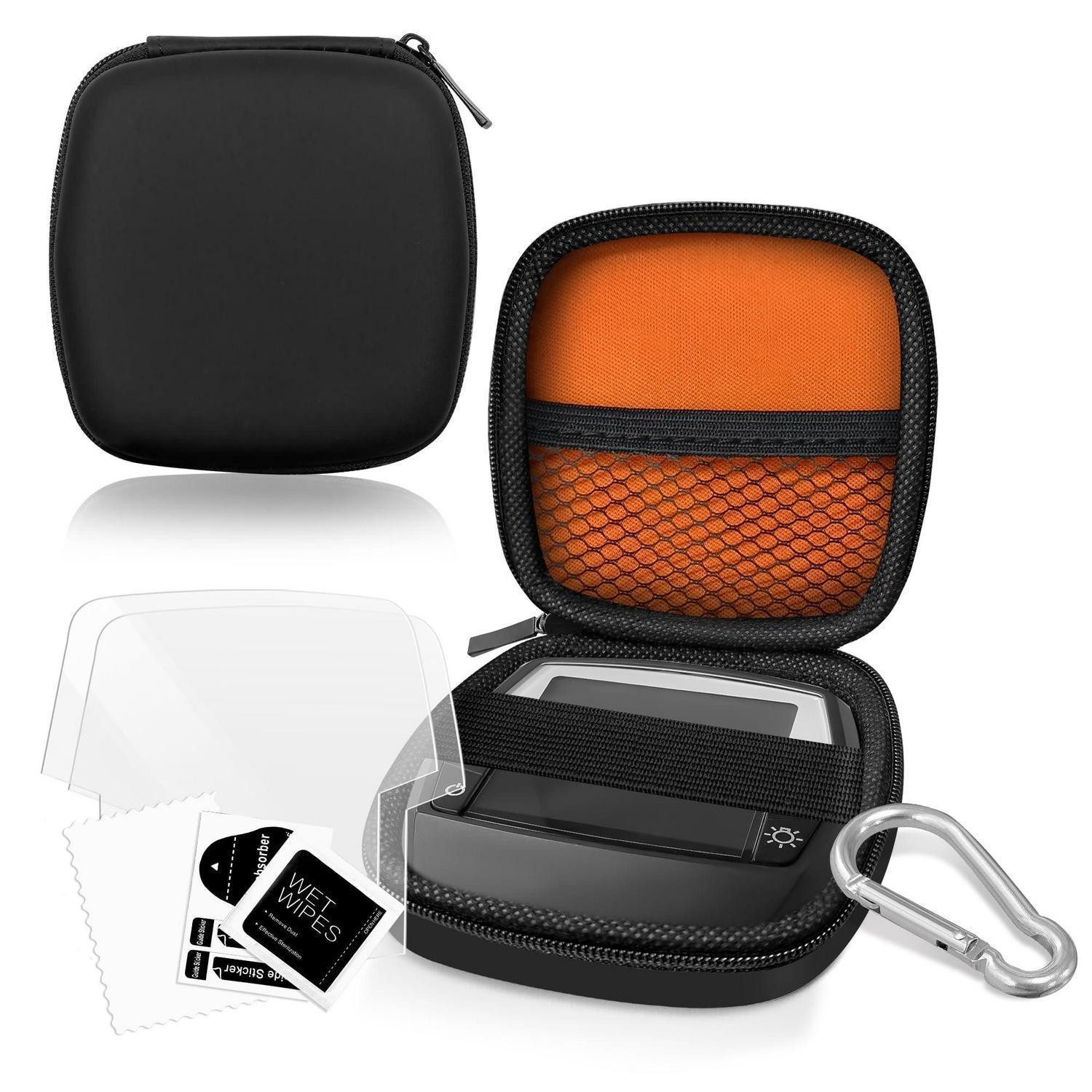 LuxusKollektion Displayschutzfolie Schutztasche E-Bike Display Bosch Intuvia Schwarz, 2 Stück
