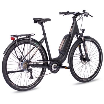 Airtracks E-Bike 28 Zoll E-Bike Trekking Fahrrad LS WAVE V-TRON SHIMANO STеPS E5000, 9 Gang, Kettenschaltung, Mittelmotor, 418 Wh Akku, Trekking Fahrrad SHIMANO RD-T3000 - 45cm 50cm 55cm Mod. 2024