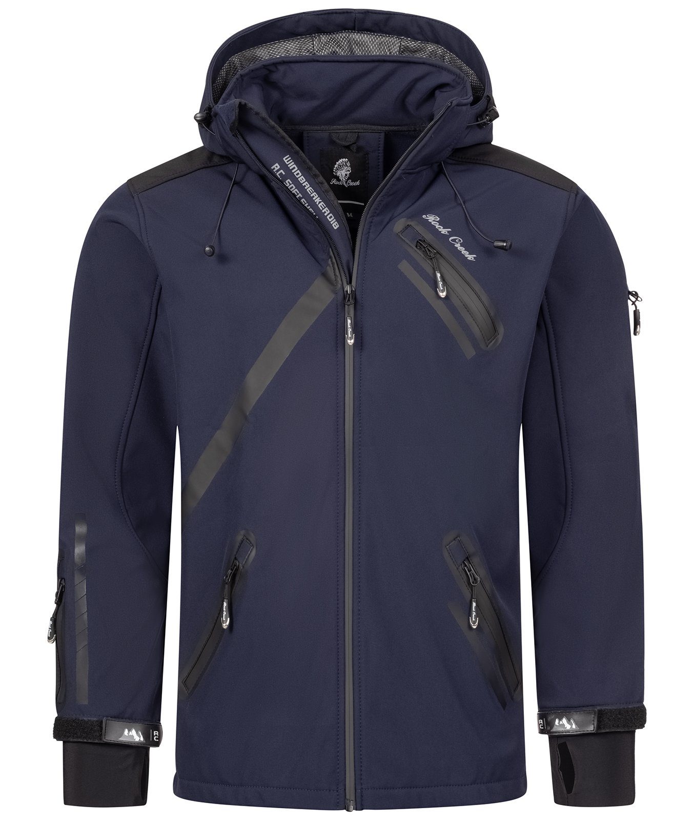 Rock Creek Softshelljacke Herren Softshelljacke Wanderjacke günstig online kaufen