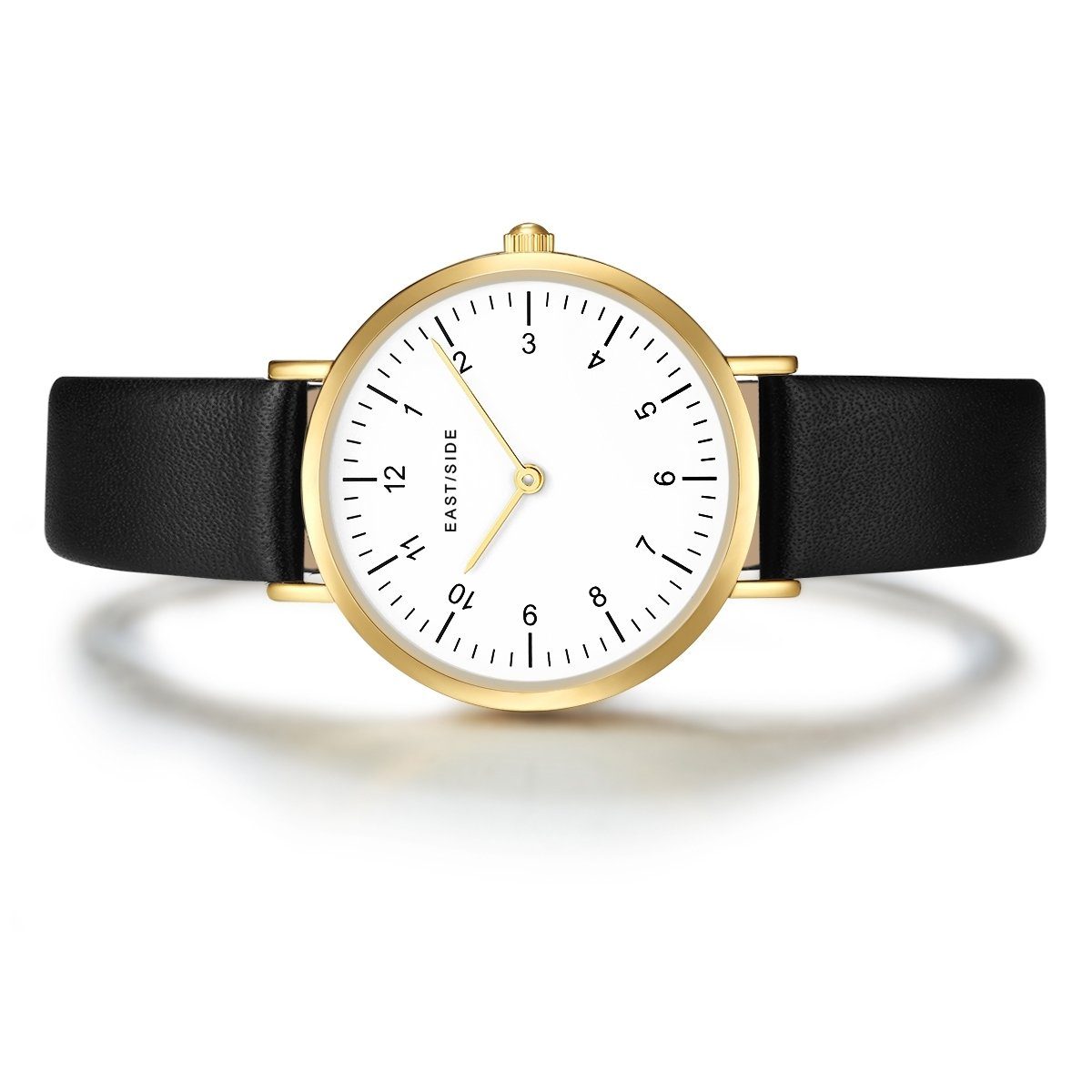 Eastside Quarzuhr Rosehill schwarz, mit Echtleder-Armband günstig online kaufen