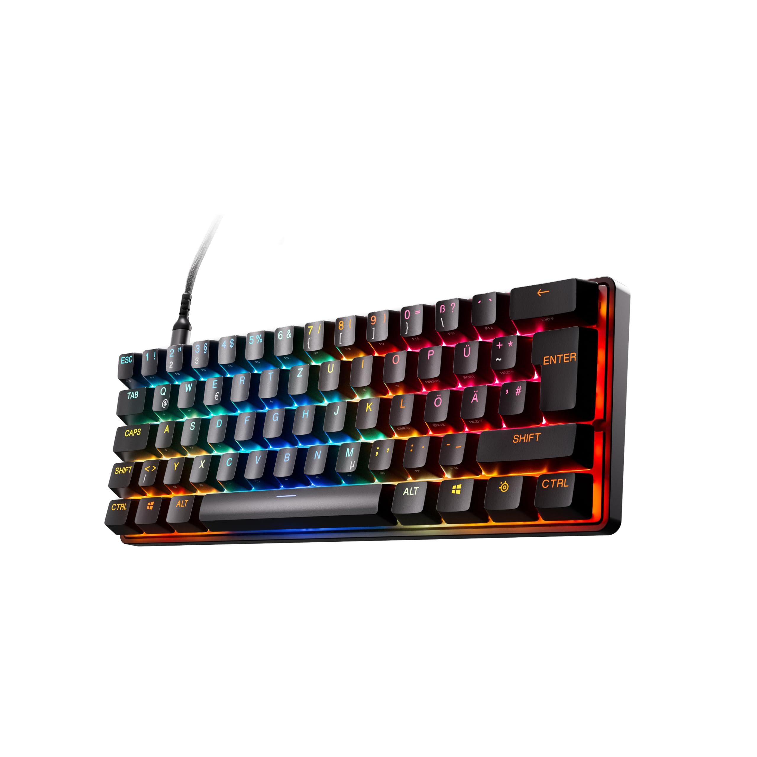 SteelSeries Apex Pro Mini Gen 3 DE Tastatur (Compacte Gaming-Tastatur mit anpassbaren Tasten)