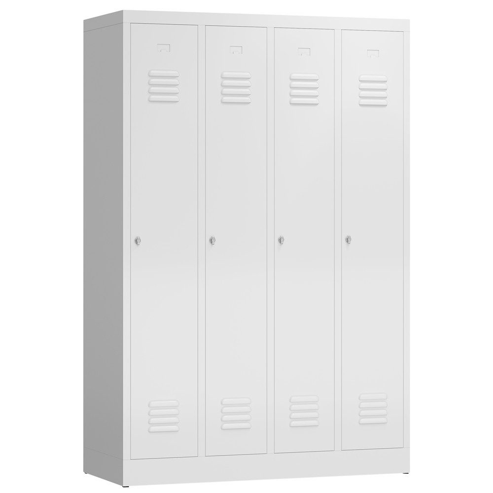 Steelboxx Spind 4er Kleiderspind Spindschrank 180x120x50cm günstig online kaufen