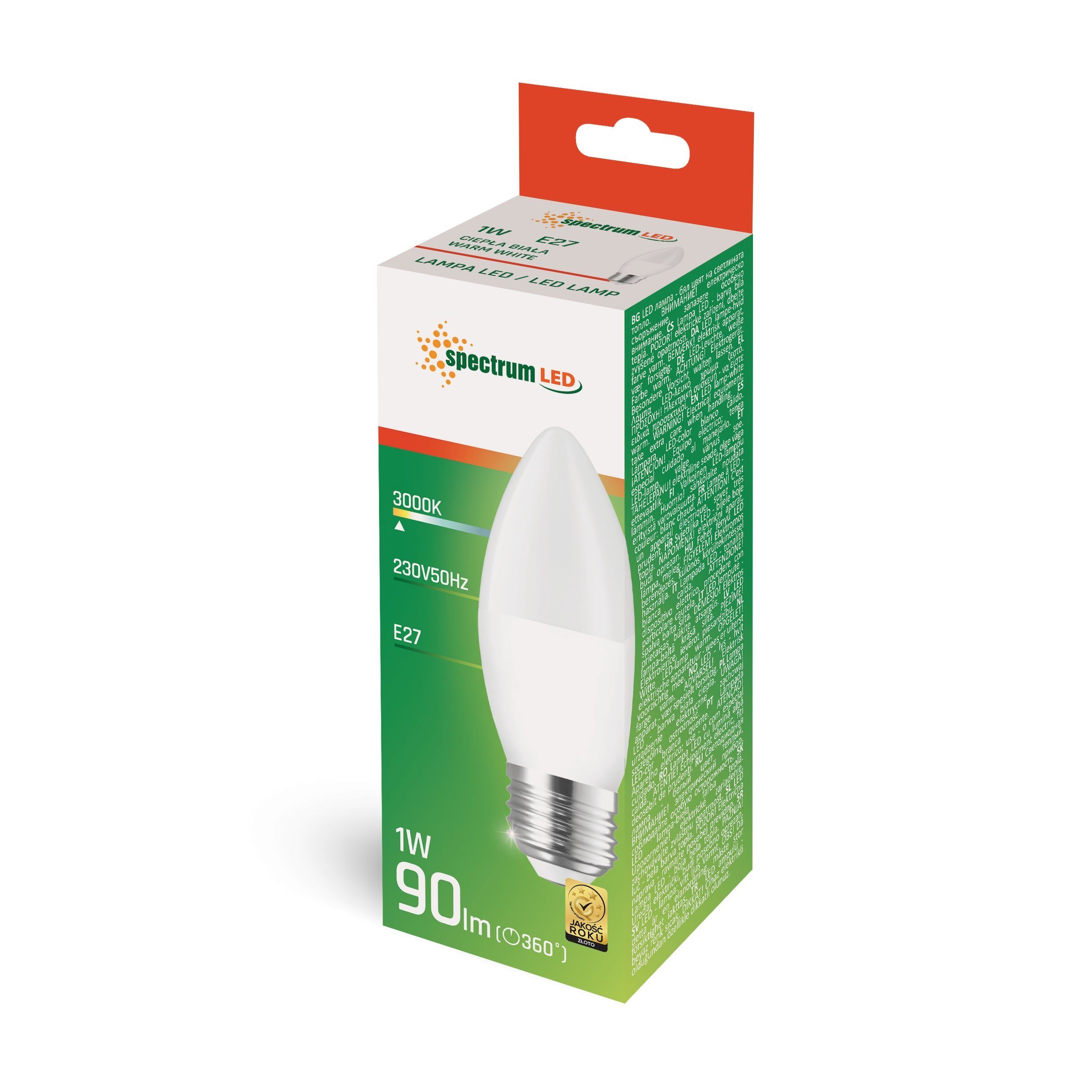 spectrum LED LED-Leuchtmittel LED E27 C37 günstig online kaufen