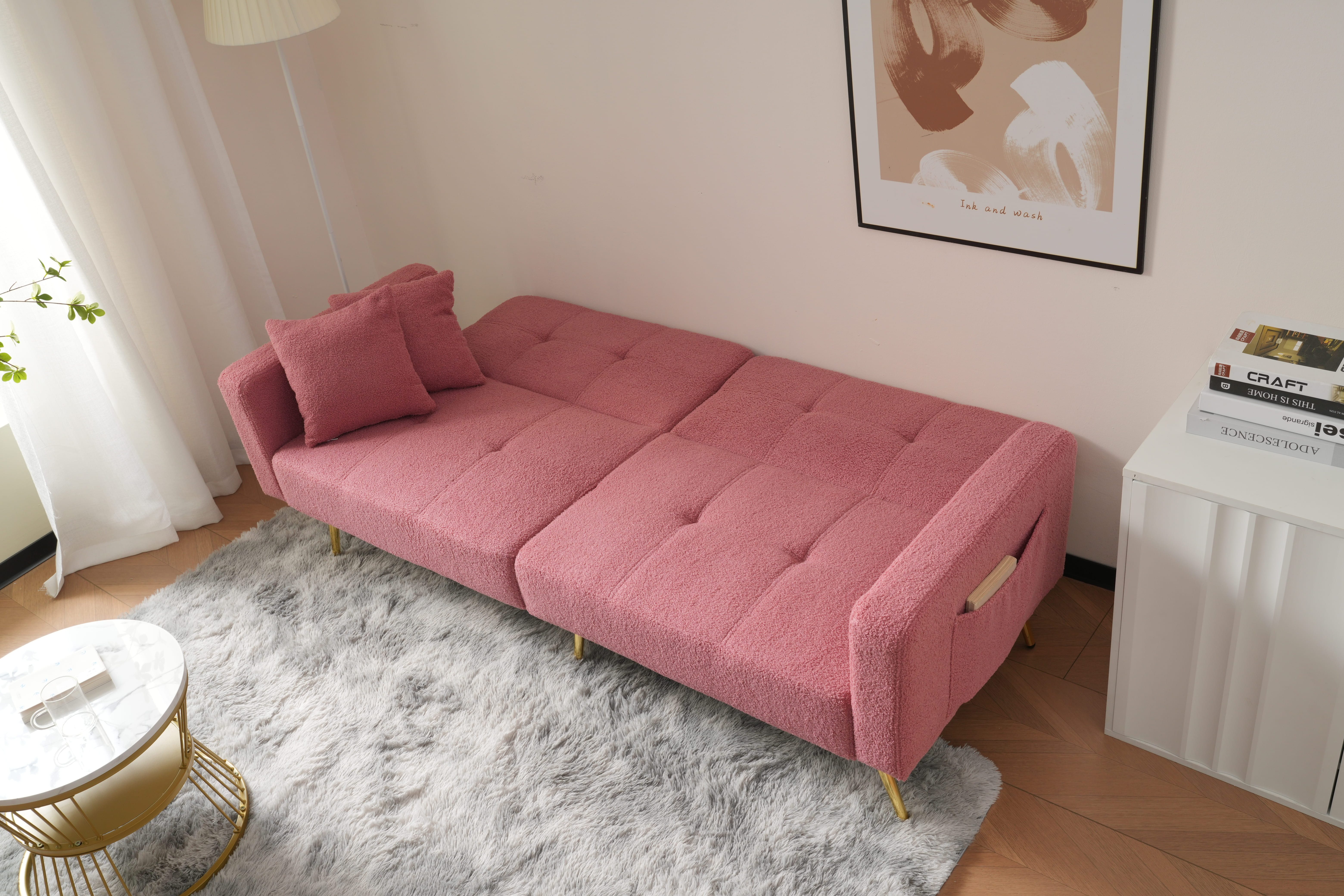 STILVORA Schlafsofa Zweisitzer Schlafsofa verstellbarem Winkel Ecksofa mit günstig online kaufen