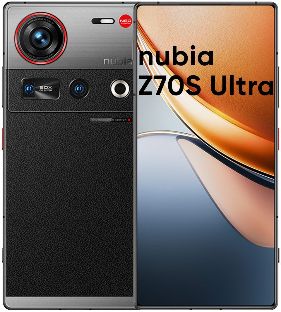 Nubia ZTE nubia Z70S Ultra 5G Handy, UDC Technologie,NFC,IP68/IP69, Android Smartphone (18,15 cm/6.85 Zoll, 256 GB Speicherplatz, 50 MP Kamera)