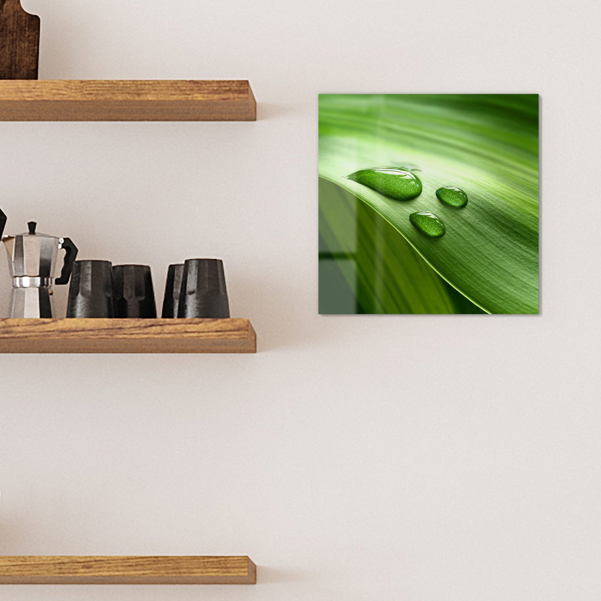 DEQORI Magnettafel 'Tropfen der Reinheit', Whiteboard Pinnwand beschreibbar
