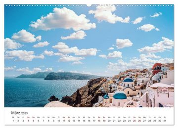 CALVENDO Wandkalender Griechenland - Eine Reise durch das Land der Antike. (Premium, hochwertiger DIN A2 Wandkalender 2023, Kunstdruck in Hochglanz)