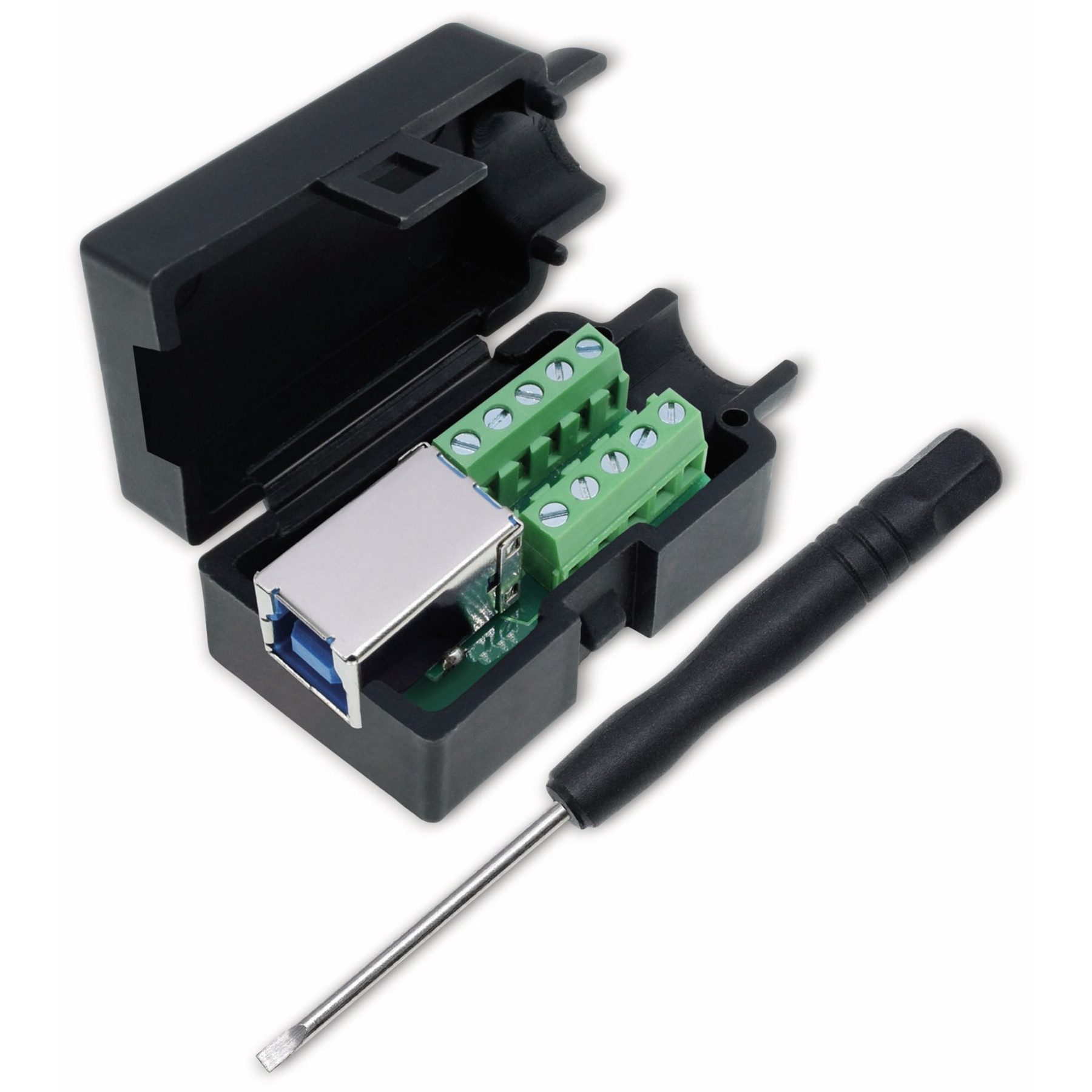 Quadrios USB-Konfektionsstecker QUADRIOS USB-Modular-Set 2001C205, USB 3.0, Standard-B, Polzahl 10