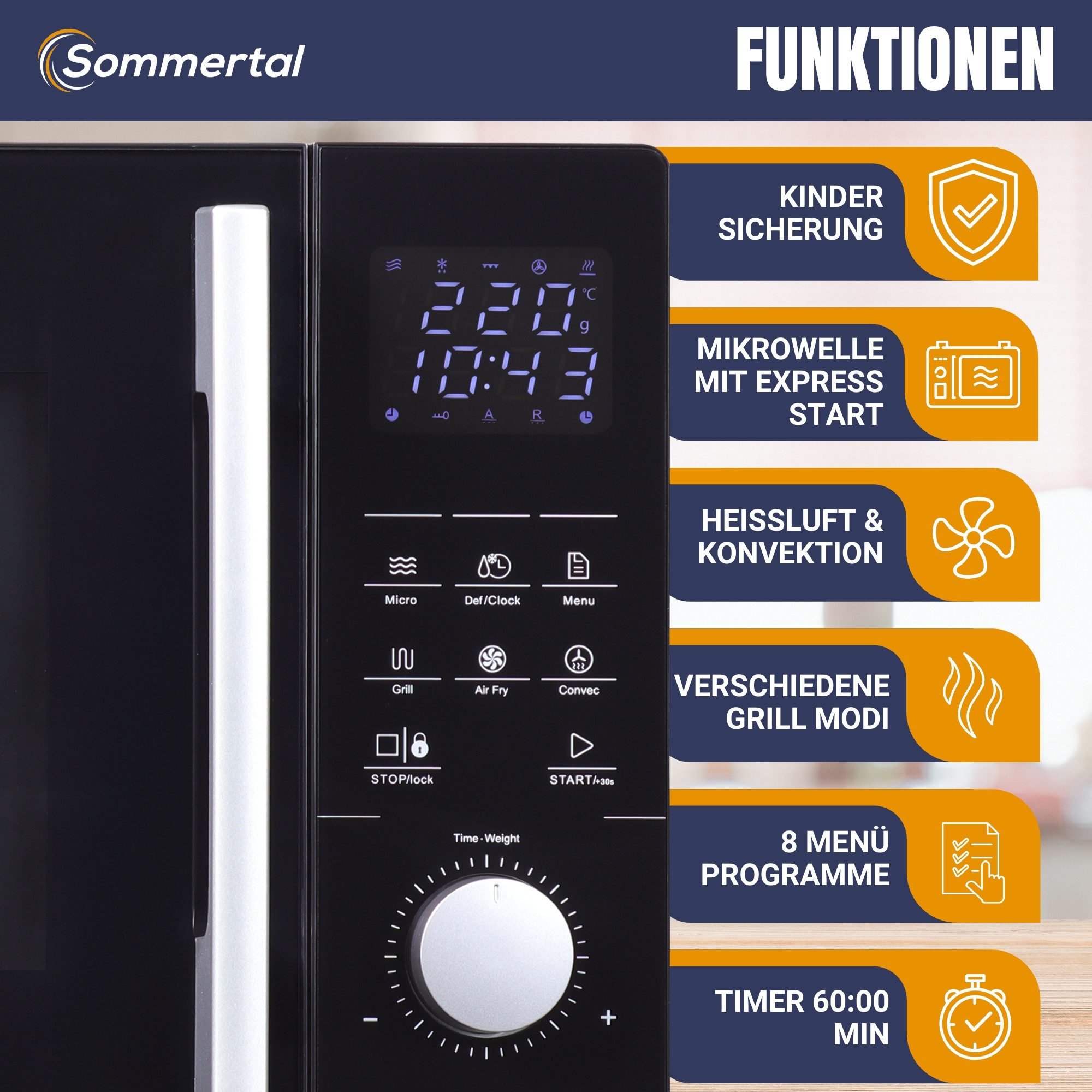 Sommertal 4-in-1 Mikrowelle - Bild 3