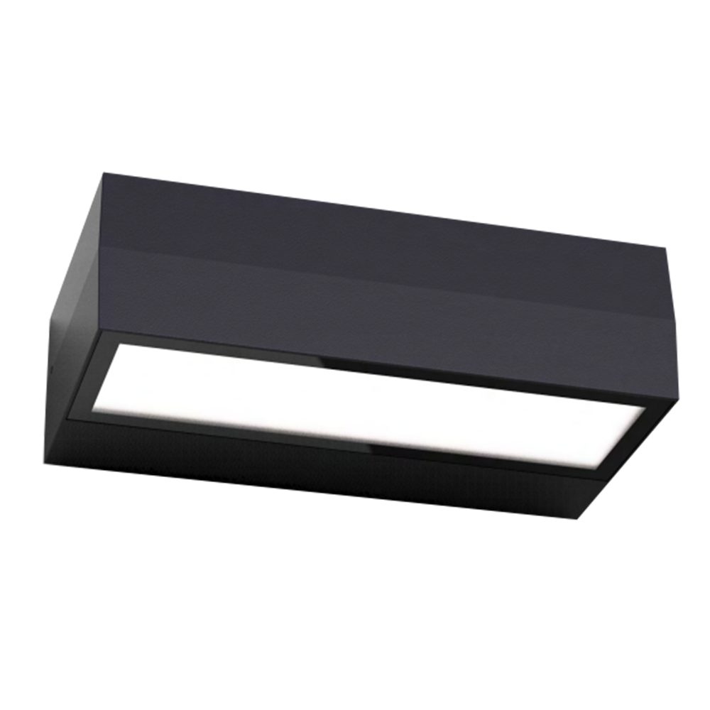DOTLUX Smarte LED-Leuchte DOTLUX LED-Wandleuchte BRICK 10W COLORselect schwarz