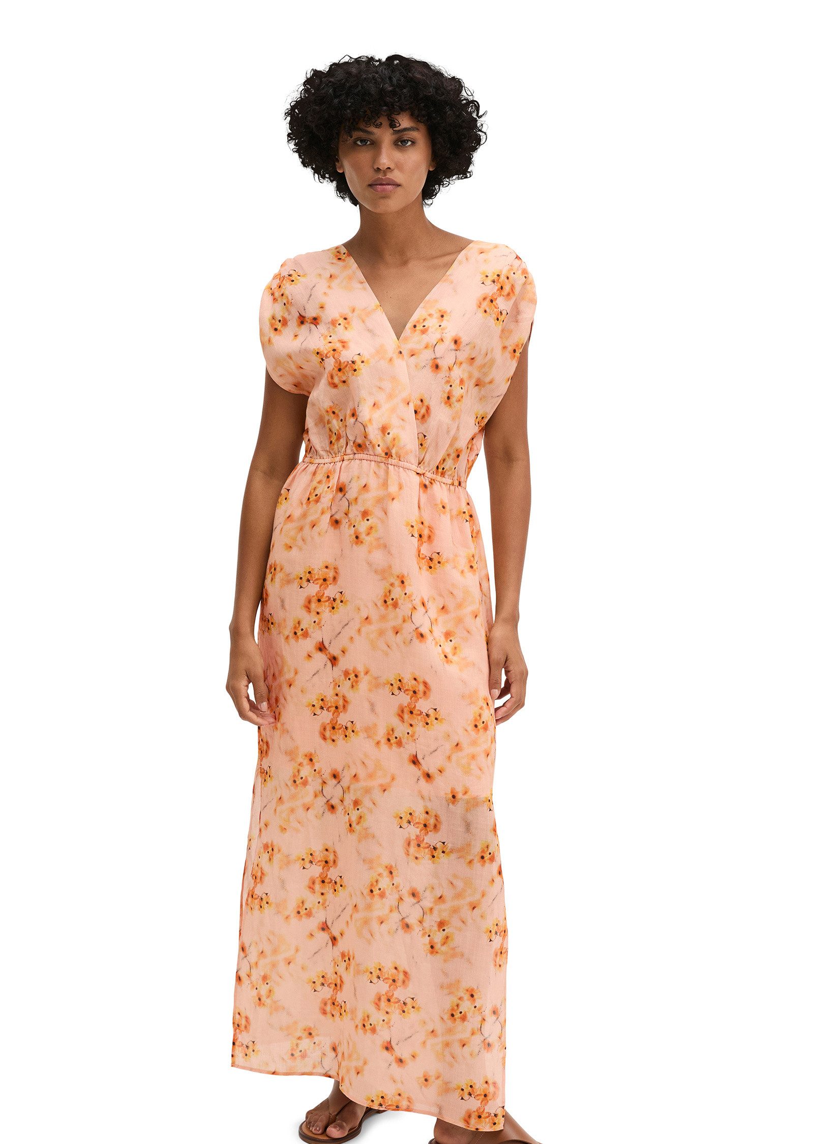 Marc O'Polo Druckkleid aus weicher Ramiefaser