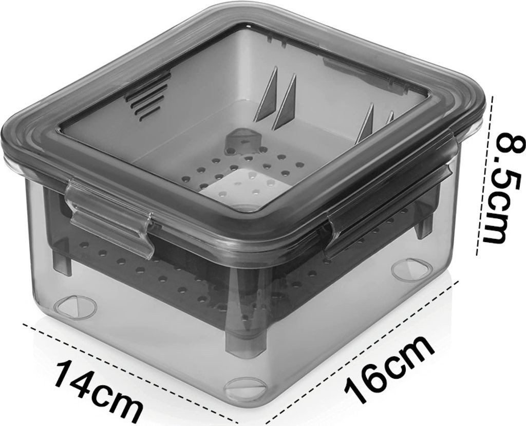 Novzep Küchenzeile Tofu-Presse mit Edelstahlfeder & Marinierdeckel Gleichmä günstig online kaufen