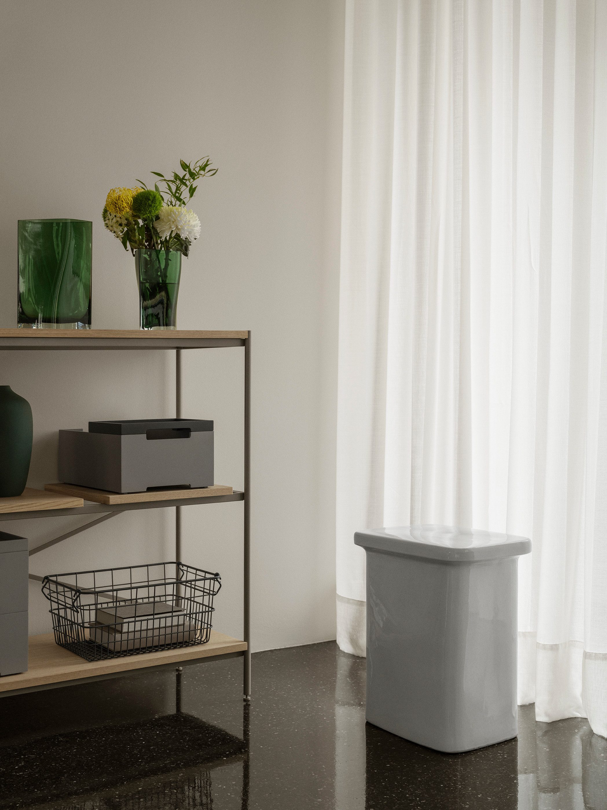 blomus Dekotablett -KASANE- Tablett Aufbewahrungsboxen, Dekoablage: Praktischer Deckel (1 St), passend zu KASANE Box, stilvolles Tablett, Vielseitig