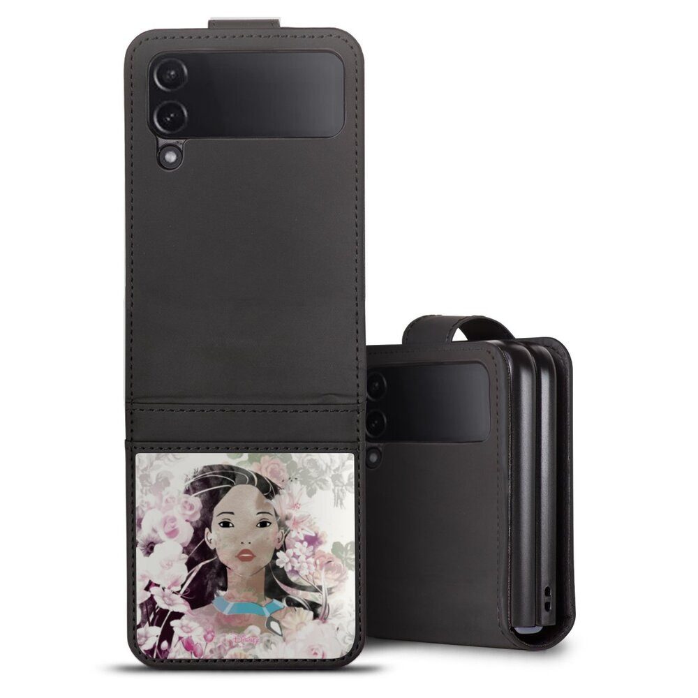 DeinDesign Handyhülle Pocahontas Disney Offizielles Lizenzprodukt Colors Of The Wind, Samsung Galaxy Z Flip 4 Hülle Handy Flip Case Wallet Cover