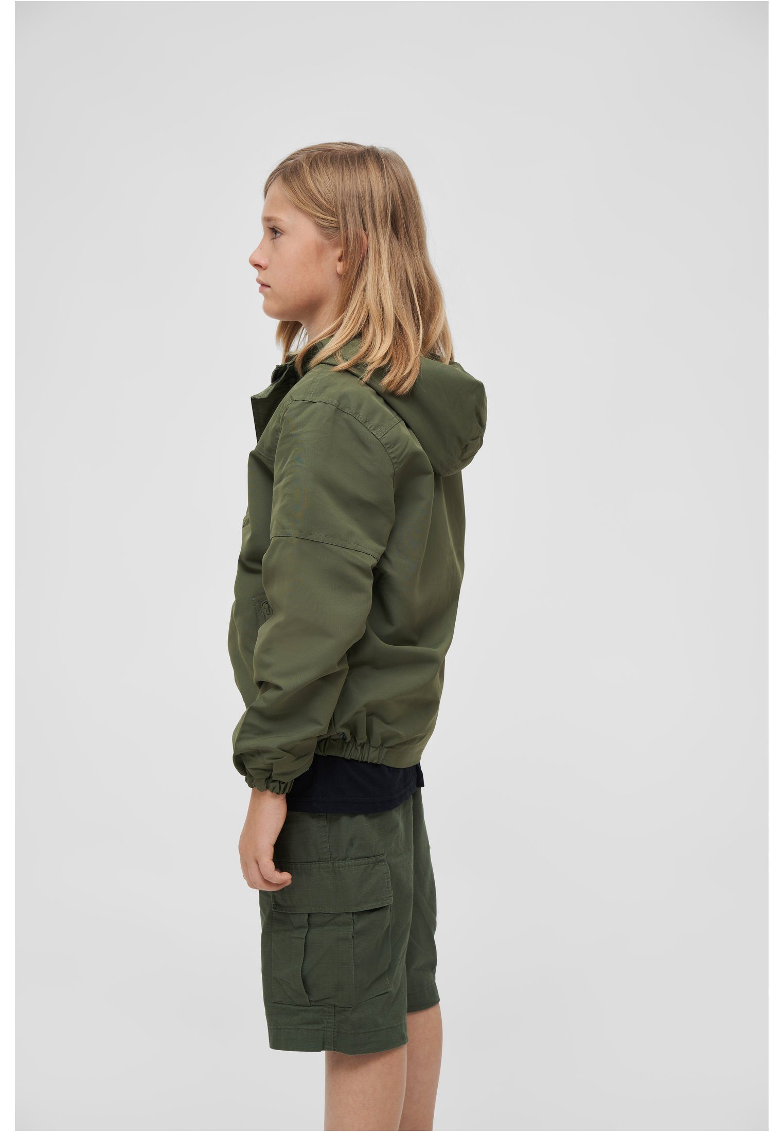 Brandit Outdoorjacke Herren Kids olive Windbreaker (1-St) Frontzip Summer