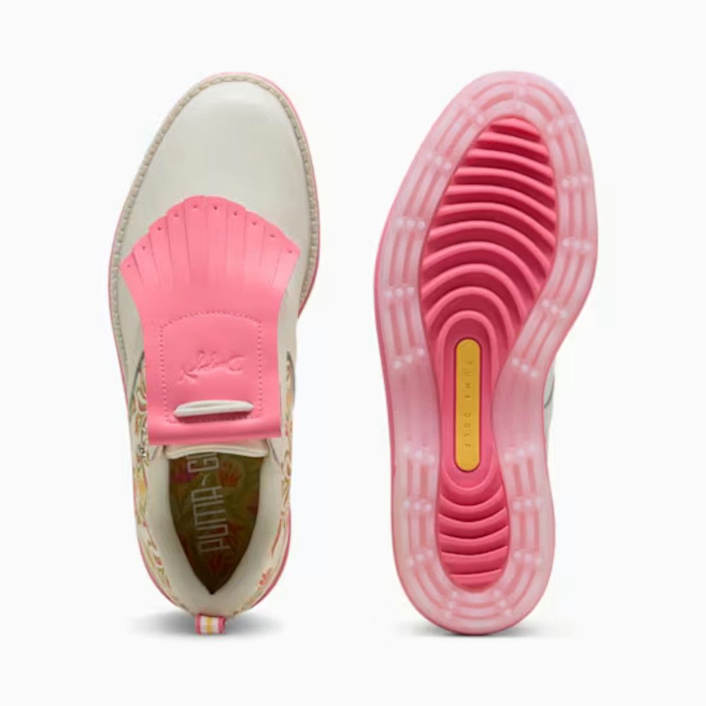 PUMA Puma & Dani Dazey Golfschuh Avant Spikeless Beige-Rosa Damen Golfschuh
