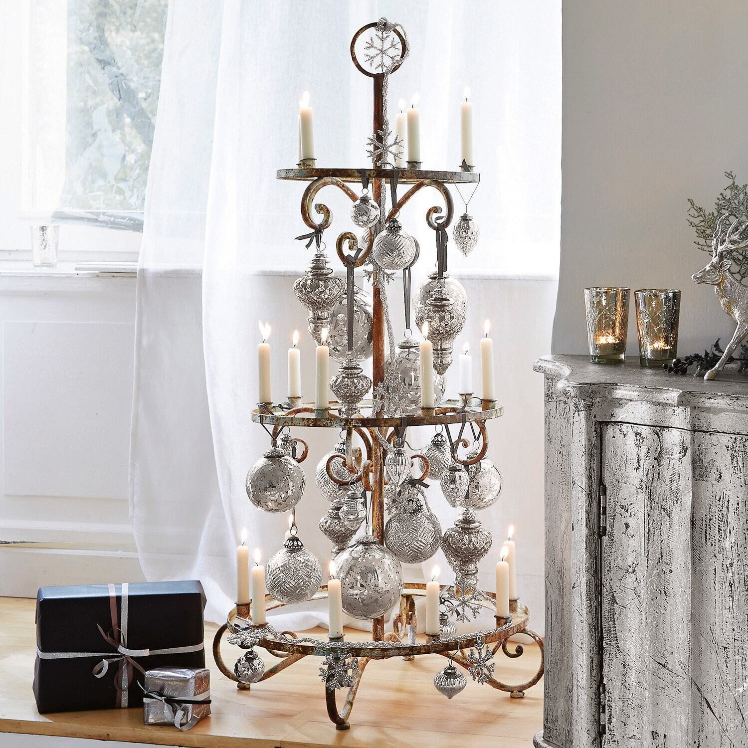 Mirabeau Weihnachtsfigur Deko-Baum Sercoeur antikbraun (kein Set, kein Set)