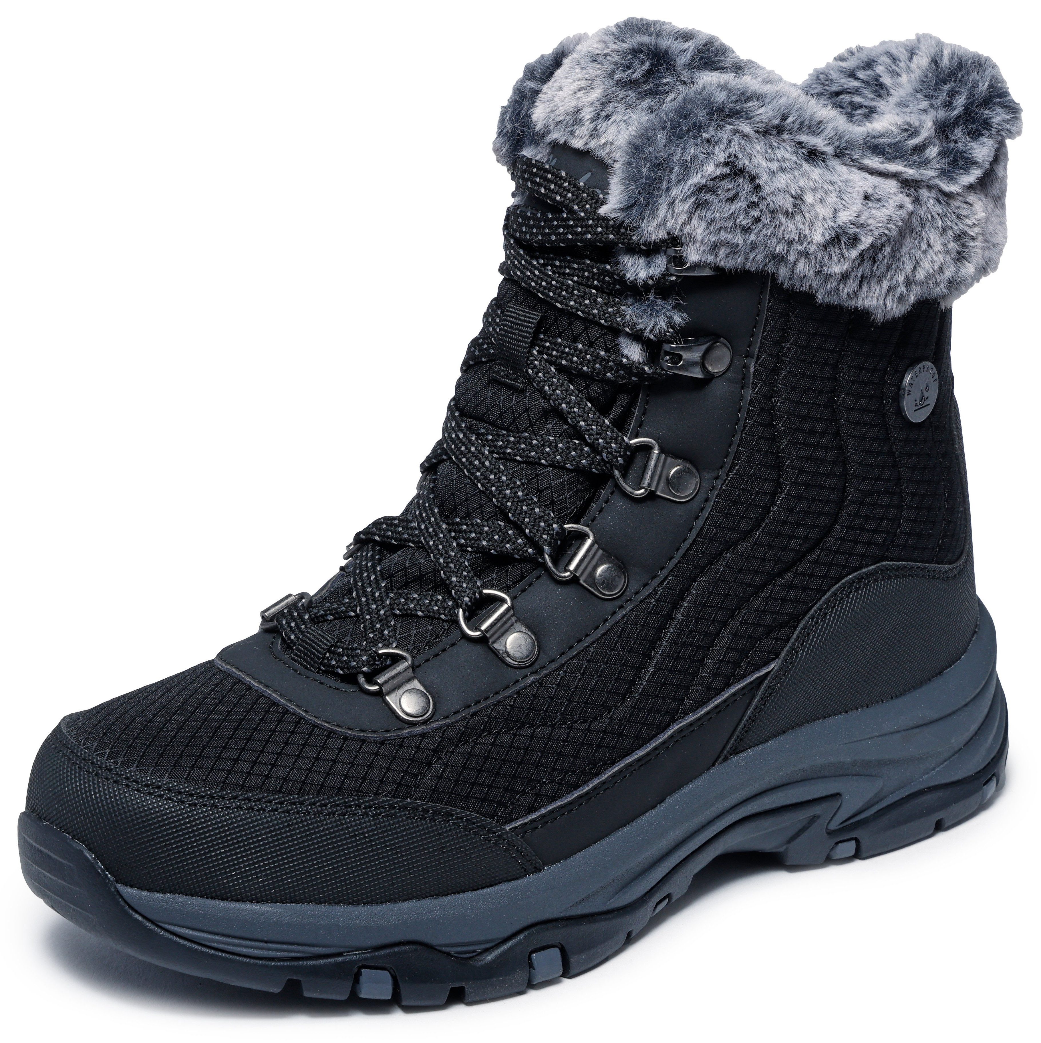 Skechers TREGO-STORMIE Winterboots Snowboots, Schnürstiefel mit rutschhemme günstig online kaufen
