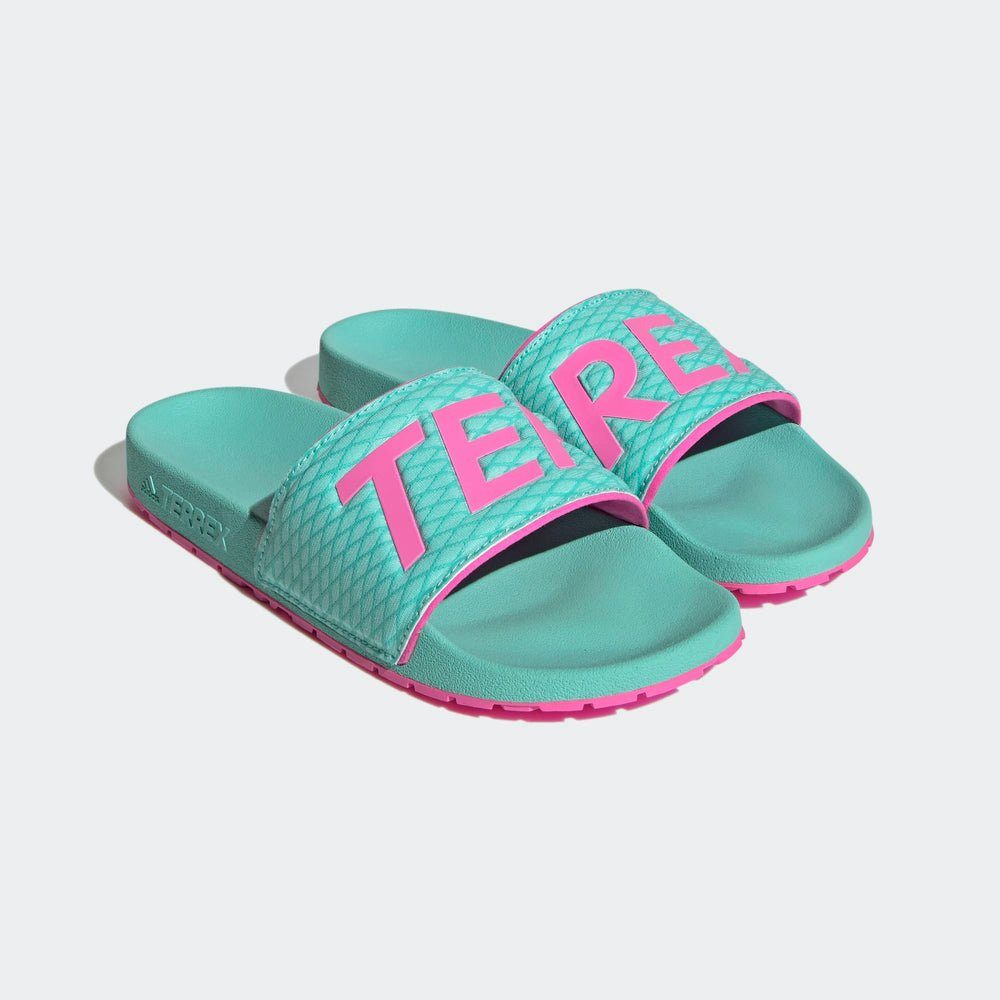 adidas Originals Adidas TERREX Adilette W - Acid Mint / Screaming Pink Badesandale