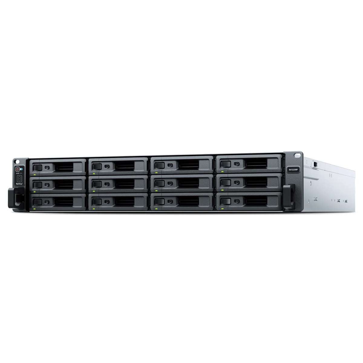 Synology Festplatten-Gehäuse Synology RX1225RP Disk-Array Rack (2U) Schwarz, Silber