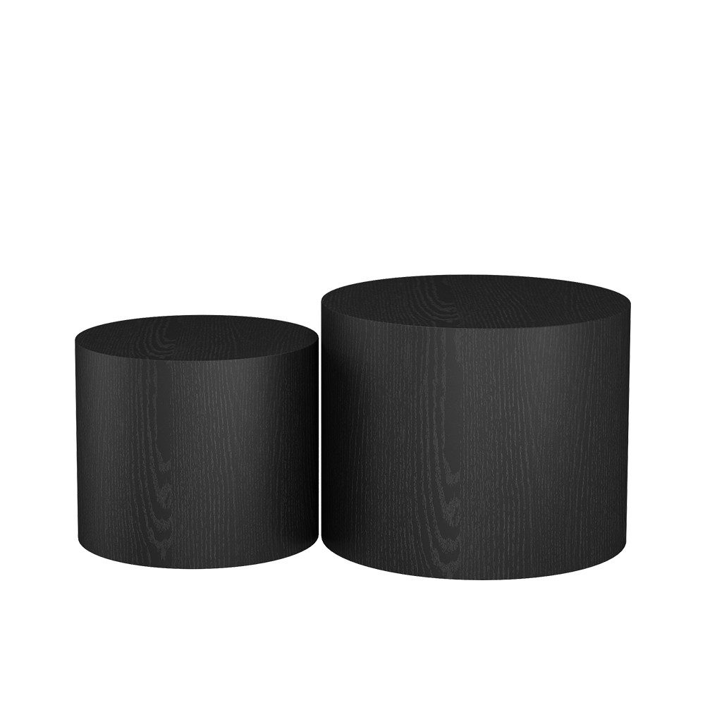 Vicco Couchtisch Giva, Schwarz, 48 x 48 cm (2-St) günstig online kaufen