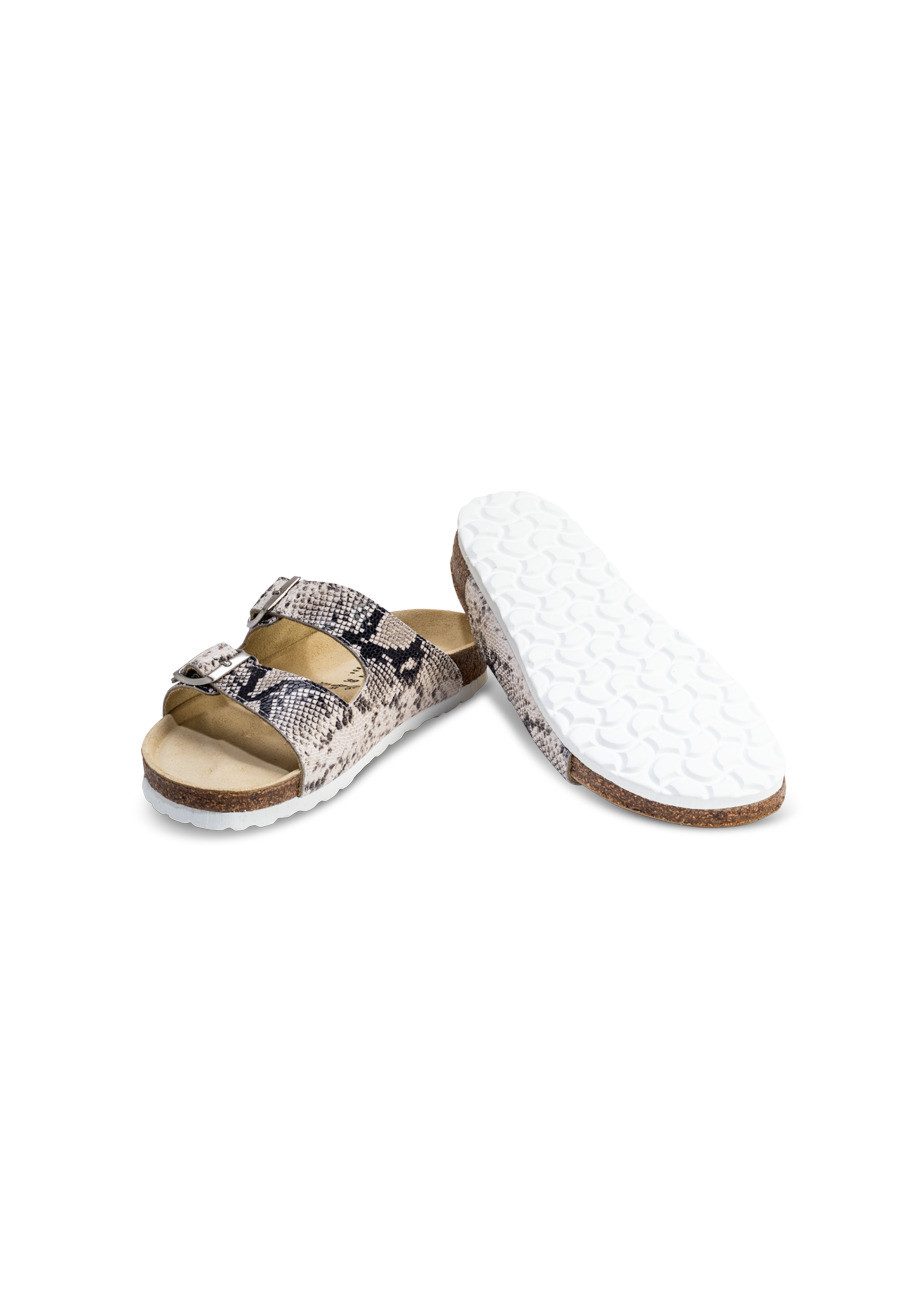 vitaform Damen Pantoletten Veloursleder Pantolette