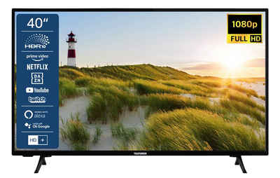 Telefunken XF40SN550S LCD-LED Fernseher (102 cm/40 Zoll, Full HD, Smart TV, HDR, Triple-Tuner, 6 Monate HD+ inkl)