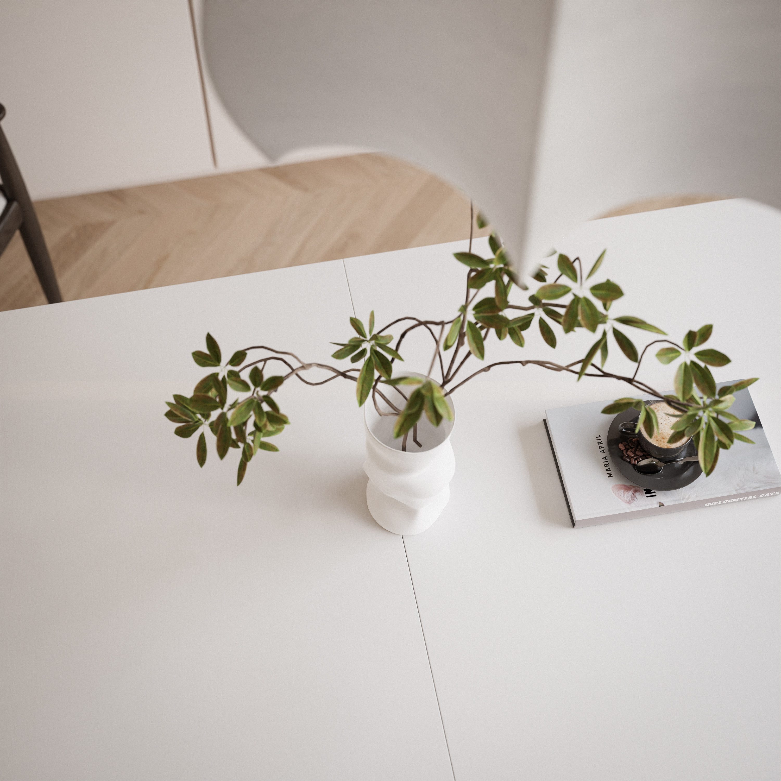 Lookway Esstisch ARTON II ausziehbarer Tisch 140 cm, 140-195x80x77 cm – Bild 4 von 5