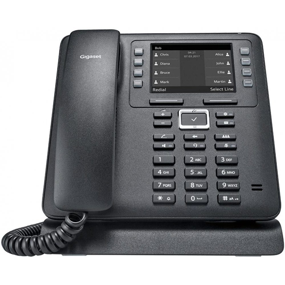 Gigaset Pro Maxwell 2 - VoIP Telefon - schnurgebunden - schwarz  Kabelgebundenes Telefon