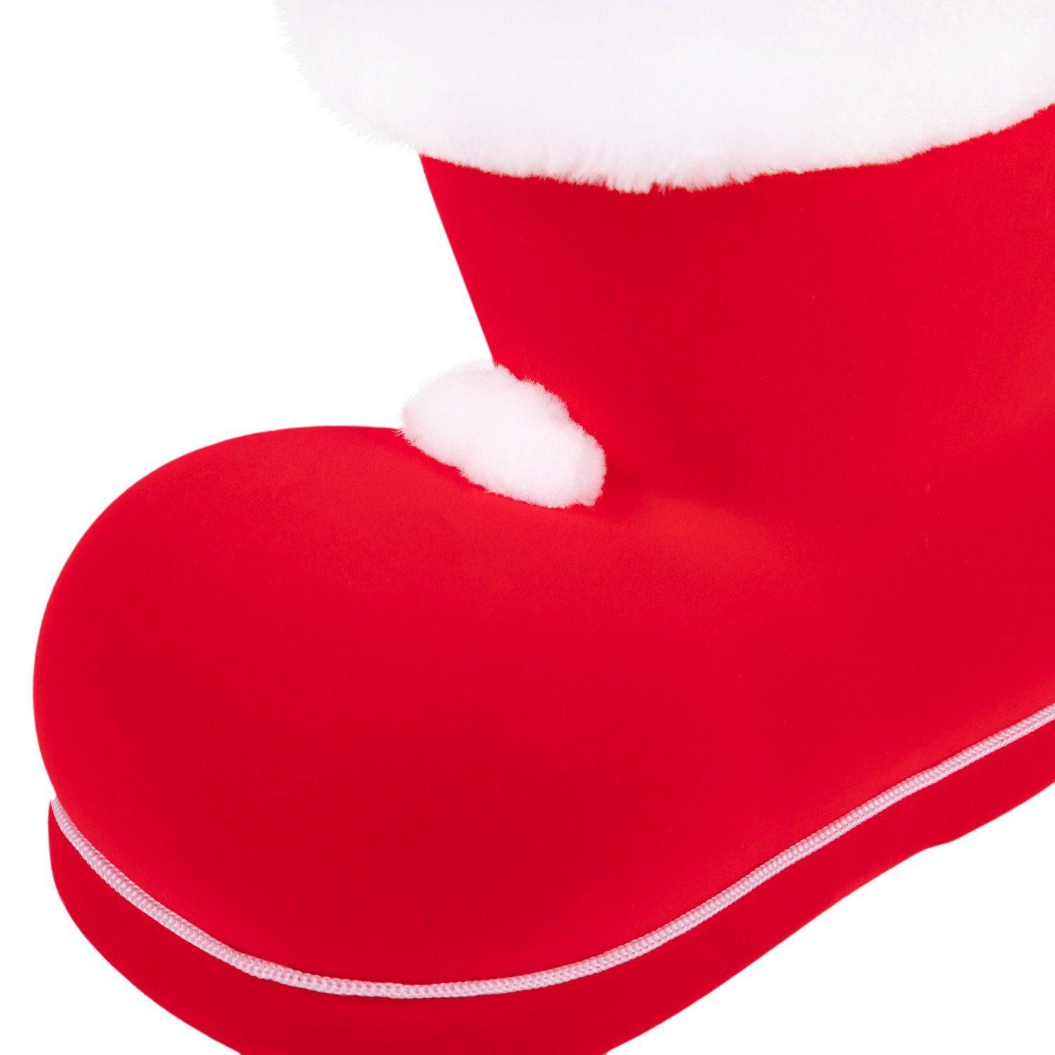 Idena Nikolausstiefel Idena 8550017 - Nikolausstiefel, Rot, Nikolaus, zum Befüllen, Geschenk