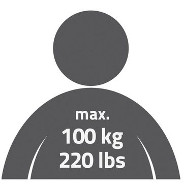 Ridder WC-Aufstehhilfe Sam, belastbar bis 100 kg, mobile WC-Aufstehhilfe