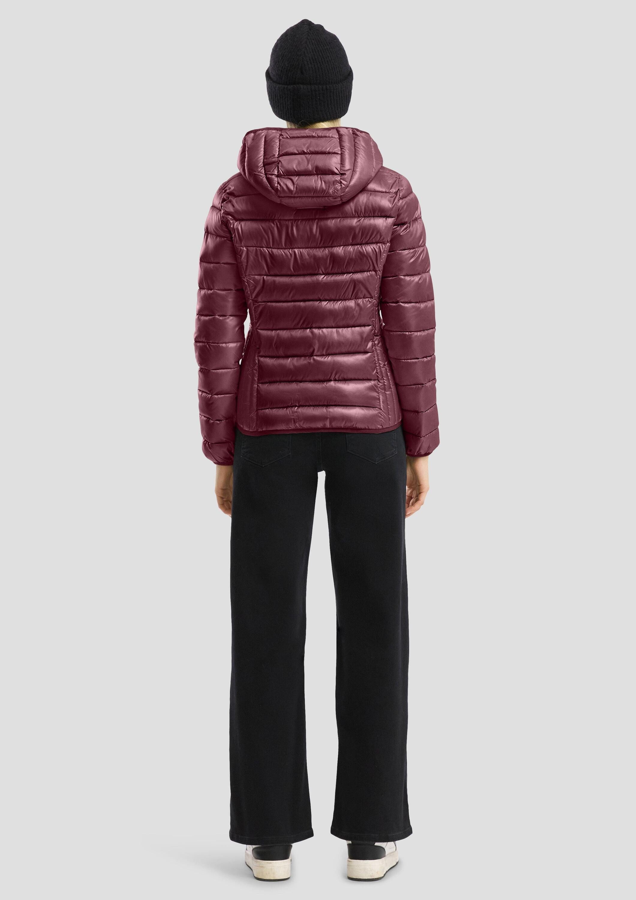 QS Funktionsjacke Outdoor-Jacke Leicht wattierte Steppjacke mit Kapuze