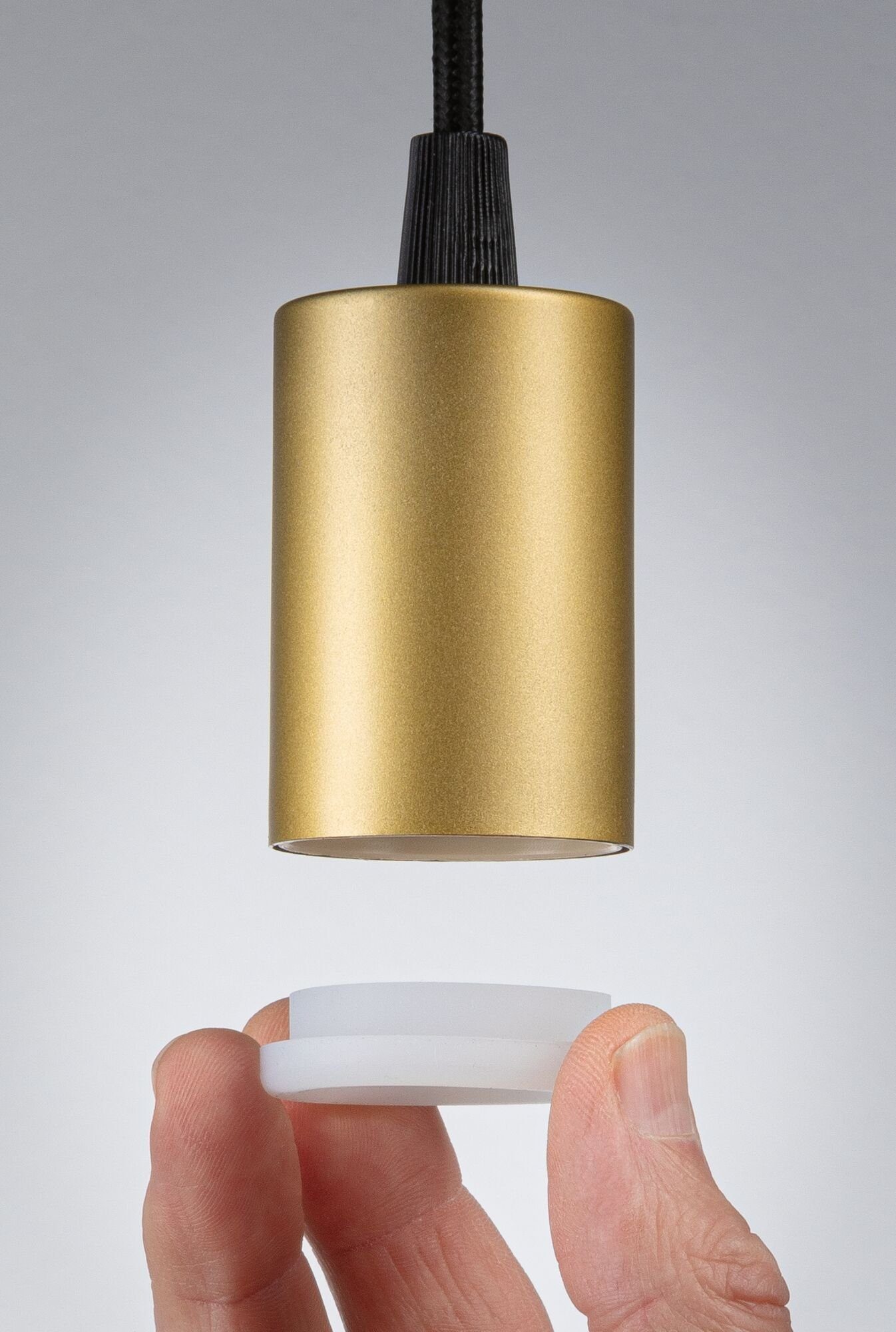 max Gold Leuchtmittel, Paulmann ohne Schwarz Metall, 1x60W 230V Pendelleuchte E27 Ravi IP44