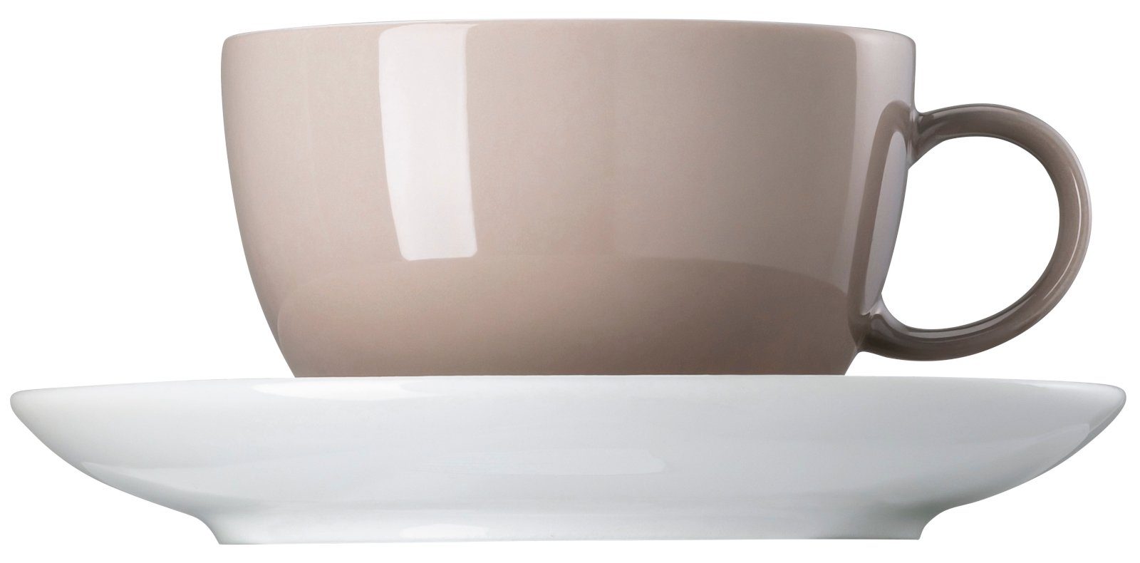 Thomas Porzellan Tasse Sunny Day Rose Powder Tee-/Kombitasse 2tlg., Porzellan