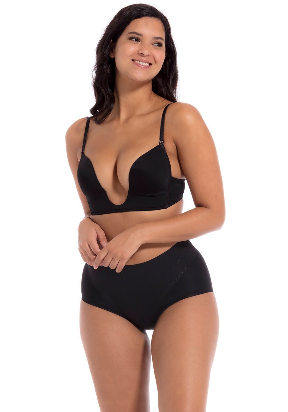 MAGIC Bodyfashion Bügelloser BH V-Bra extrem tief fallender Ausschnitt und extra tiefer Rücken – Bild 4 von 5