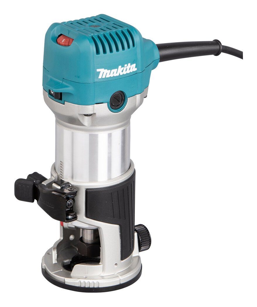 + Zubehör Makita 710 6/8 Multifunktionsfräse MAKPAC RT0702CX2J, mm im Oberfräse, W, 4