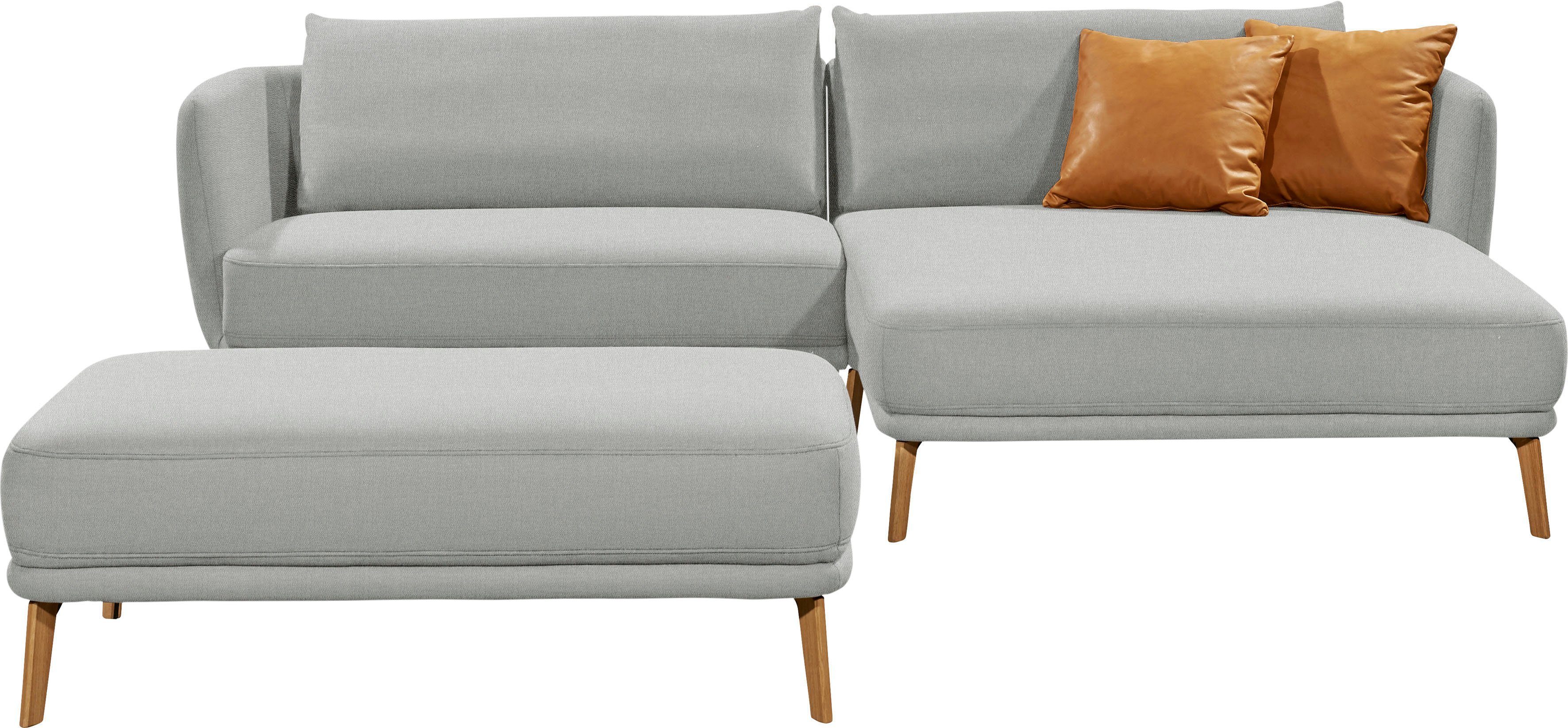 SCHÖNER WOHNEN-Kollektion Hocker Pearl, mit Holzfuß. Reduzierter Preis € 623,00. Unverbindliche Preisempfehlung € 694,00