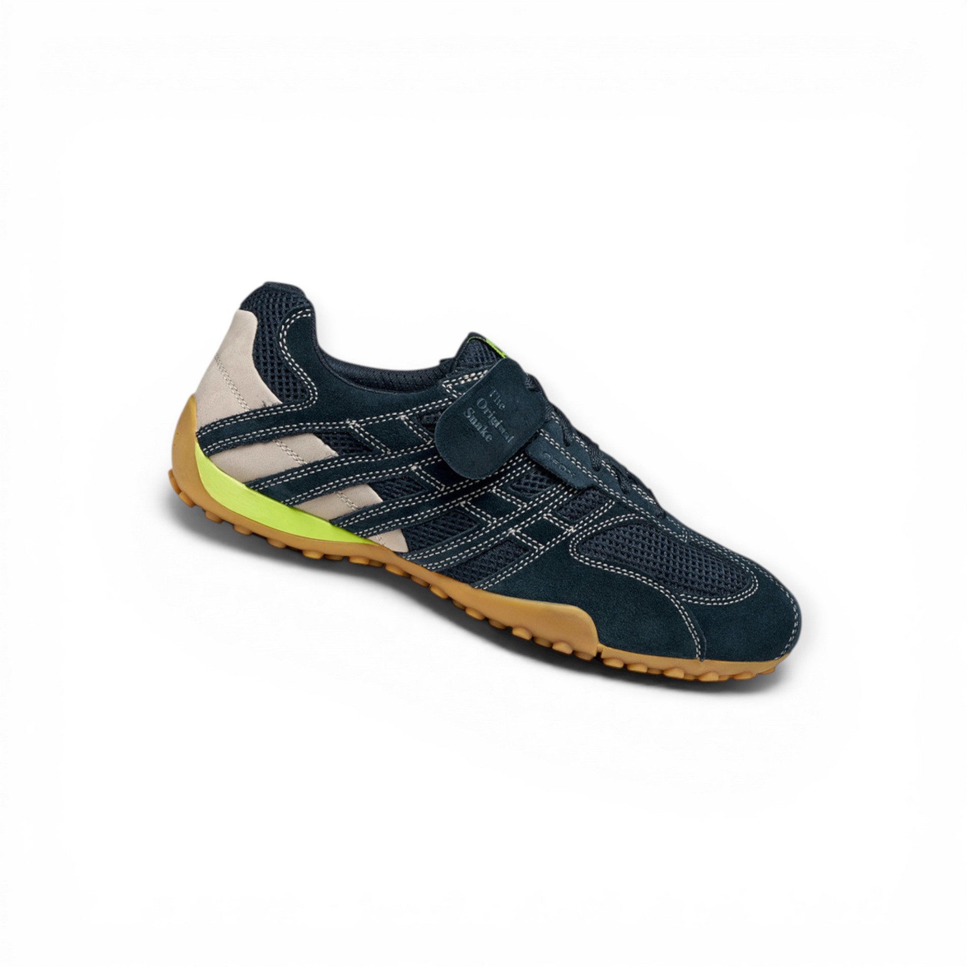 Geox Snake Original A (Veloursleder/Synthetik) 2026 marineblau Herren Sneaker – Bild 2 von 5