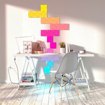 nanoleaf LED Panel Canvas, Dimmfunktion, LED fest integriert, Farbwechsler