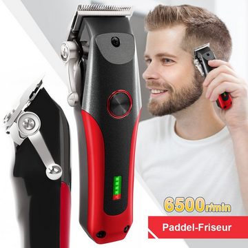 MCURO Haar- und Bartschneider Dual Voltage Haarschneidemaschine, für Männer mit wiederaufladbarem Akku & LED anzeige, 3h Laufzeit