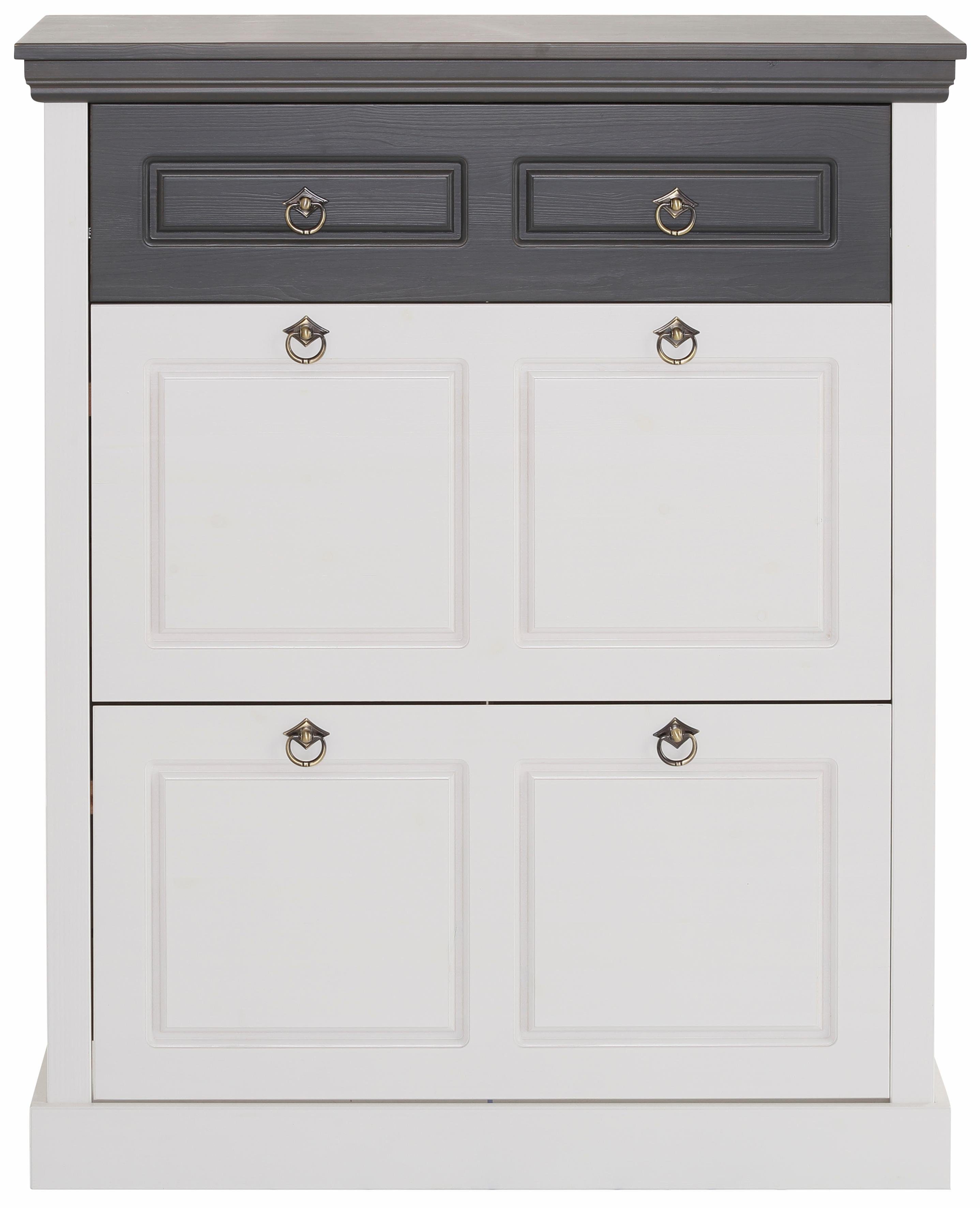 Home affaire Schuhschrank "Basilico" aus massiver Kiefer, FSC, Breite 90 cm günstig online kaufen