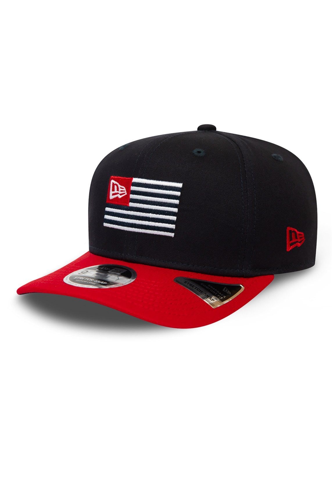 Snapback Cap New Era 9Fifty Snapback Cap FLAGGED STR Dunkelblau Rot